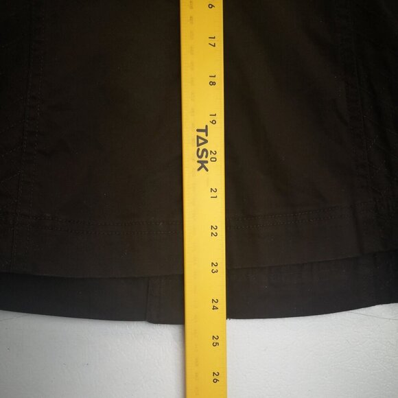 French Dressing Ladies Size Medium Dk Brown Button Front Jacket - Picture 11 of 11